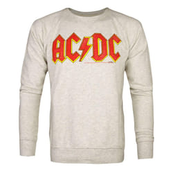 Amplified Official Mens AC/DC Comics Logo Sweatshirt - XL, Grey