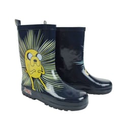 Adventure Time Boys Jake And Finn Rubber Wellington Boots - 9 UK Child, Navy/Yellow