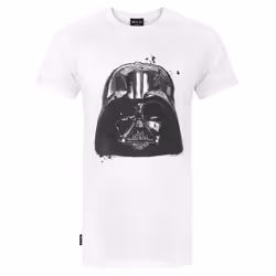 W.C.C Unisex Adult Darth Vader Star Wars Long T-Shirt - L, White