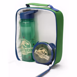 Jurassic World Childrens/Kids Lunch Bag And Bottle Set
