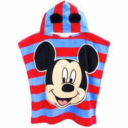 Disney Childrens/Kids 3D Ears Mickey Mouse Hooded Towel