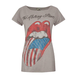 Amplified Womens/Ladies USA Tour 2 The Rolling Stones T-Shirt