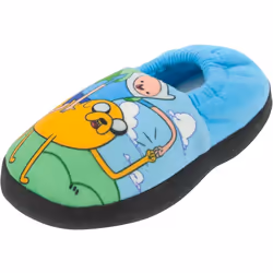 Adventure Time Boys Jake And Finn Slippers - 2 UK, Blue/Black