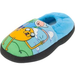 Adventure Time Boys Jake And Finn Slippers - 2 UK, Blue/Black