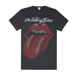 Amplified Mens Tongue The Rolling Stones Diamante Logo T-Shirt - L, Charcoal