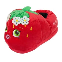 Shopkins Childrens/Kids Novelty Strawberry Slippers - 8 UK Child, Red