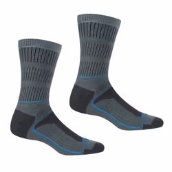 Regatta Womens/Ladies Samaris 3 Season Boot Socks - 3 UK-5 UK, Stormy Sea/Niagra Blue