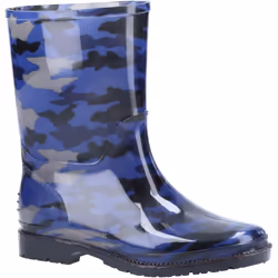 Cotswold Childrens/Kids PVC Wellington Boots - 9 UK Child, Navy