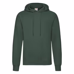 Fruit Of The Loom Unisex Adults Classic Hooded Sweatshirt - 3XL, Bottle Green