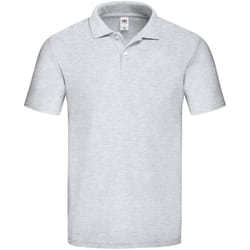 Fruit of the Loom Mens Original Polo Shirt - 3XL, Heather Grey