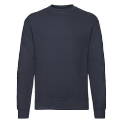 Fruit of the Loom Mens Classic 80/20 Set-in Sweatshirt - 4XL, Deep Navy
