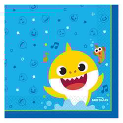 Amscan Luncheon Baby Shark Napkins (Pack of 16)