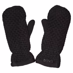 Puma Womens/Ladies Chunky Weave Mittens - M, Black