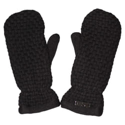 Puma Womens/Ladies Chunky Weave Mittens - M, Black
