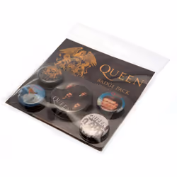 Queen Classic Badge Set (Pack of 5)