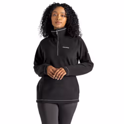 Craghoppers Womens/Ladies Miska VI Half Zip Fleece - 12 UK, Black