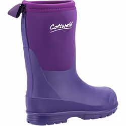 Cotswold Childrens/Kids Hilly Neoprene Wellington Boots - 11 UK Child, Purple
