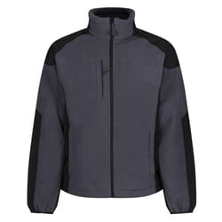 Regatta Mens Broadstone Full Zip Fleece Jacket - M, Seal Grey