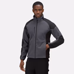Regatta Mens Broadstone Full Zip Fleece Jacket - M, Seal Grey