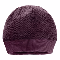 Jack Wolfskin Womens/Ladies Patan Knitted Hat - M, Aubergine