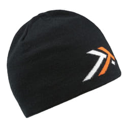 Regatta Mens Waterproof Beanie - One Size, Black/Magma Orange