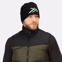 Regatta Mens Waterproof Beanie - One Size, Black/Lime Green