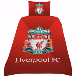 Liverpool FC Reversible Crest Duvet Cover Set