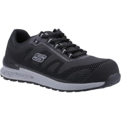 Skechers Mens Bulklin Bragoo Safety Trainers - 6 UK, Black