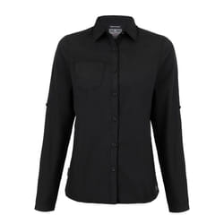 Craghoppers Womens/Ladies Expert Kiwi Long-Sleeved Shirt - 18 UK, Black