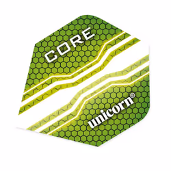 Unicorn Core .75 Plus Dart Flights - One Size, Green