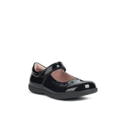 Geox Girls Naimara Ballerina Patent Leather Mary Janes - 11.5 UK Child, Black