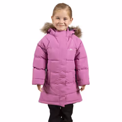 Trespass Girls Unique Padded Jacket - 11-12 Years, Deep Pink