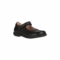 Geox Girls Naimara Ballerina Leather Mary Janes - 12.5 UK Child, Black