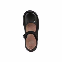 Geox Girls Naimara Ballerina Leather Mary Janes - 1 UK, Black