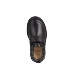 Geox Boys Shaylax Single Strap Leather School Shoes - 12.5 UK Child, Black
