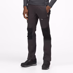 Regatta Mens Questra III Trousers - 38R, Ash/Black