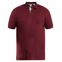 Duke Mens D555 Grant Kingsize Pique Polo Shirt - 4XL, Maroon