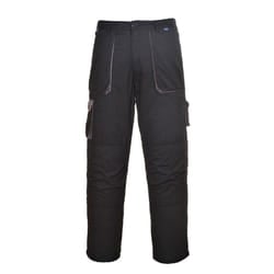 Portwest Mens Texo Contrast Workwear Trousers - 3XL R, Black