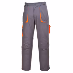 Portwest Mens Texo Contrast Workwear Trousers - XXL/R, Grey