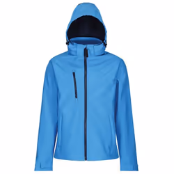Regatta Mens Venturer Hooded Soft Shell Jacket - L, French Blue/Navy