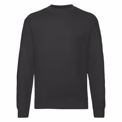 Fruit of the Loom Unisex Adult Classic Drop Shoulder Sweatshirt - 4XL, Black
