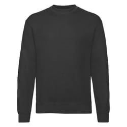Fruit of the Loom Unisex Adult Classic Drop Shoulder Sweatshirt - 4XL, Black