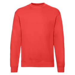 Fruit of the Loom Unisex Adult Classic Drop Shoulder Sweatshirt - 3XL, Red