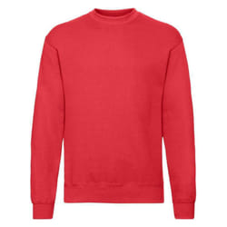 Fruit of the Loom Unisex Adult Classic Drop Shoulder Sweatshirt - 3XL, Red