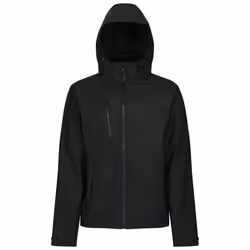 Regatta Mens Venturer Three Layer Soft Shell Jacket - M, Black