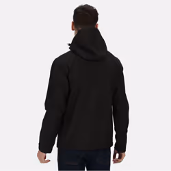 Regatta Mens Venturer Three Layer Soft Shell Jacket - M, Black