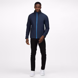 Regatta Mens Eco Ablaze Soft Shell Jacket - S, Navy/French Blue