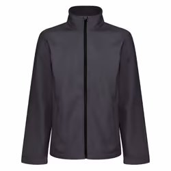 Regatta Mens Eco Ablaze Full Zip Soft Shell Jacket - XS, Seal Grey/Black