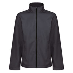 Regatta Mens Eco Ablaze Full Zip Soft Shell Jacket - XS, Seal Grey/Black