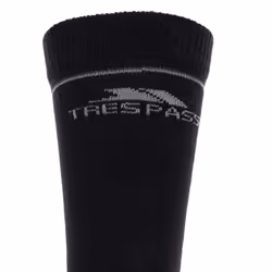 Trespass Mens Rizzle Eco Socks - 4 UK-7 UK, Black